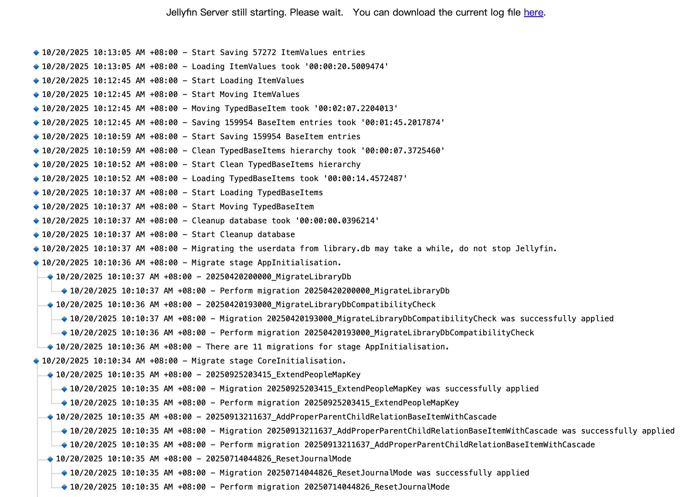 图 2. 升级体验并没有很顺利,由于数据库需要迁移,因此这是一个高风险操作,强烈建议在升级到该版本之前备份所有数据!
